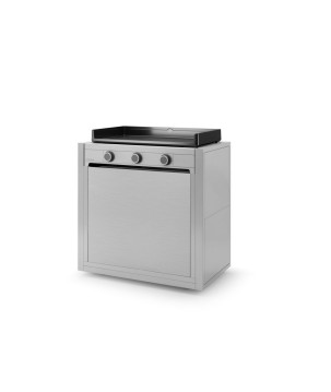 CLOSED TROLLEY INOX FOR PLANCHA MODERN 75 FORGE ADOUR