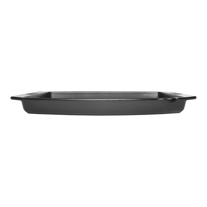 Plat à fond cannelé en céramique Weber 47x28cm. Plat à fond cannelé en céramique Weber 47x28cm.