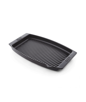  Plat à fond cannelé en céramique Weber 47x28cm.