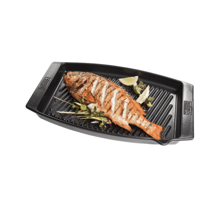 CERAMIC IRON FOR FISH WEBER 47x28cm. CERAMIC IRON FOR FISH WEBER 47x28cm.