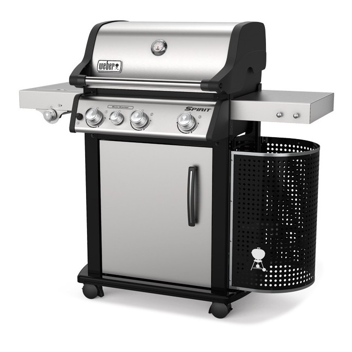 WEBER SPIRIT PREMIUM SP-335 INOX GBS BARBECUE WITH SIDE BURNER WEBER SPIRIT PREMIUM SP-335 INOX GBS BARBECUE WITH SIDE BURNER
