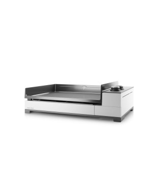 PLANCHA FORGE ADOUR PREMIUM GAS 60 CHASSIS ACERO ESMALTADO NEGRO Y GRIS