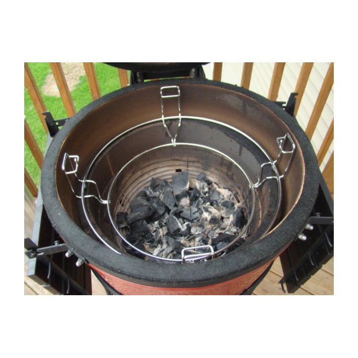 CLASSIC JOE FLEXIBLE COOKING RACK IN 2 LEVELS KAMADO JOE CLASSIC JOE FLEXIBLE COOKING RACK IN 2 LEVELS KAMADO JOE