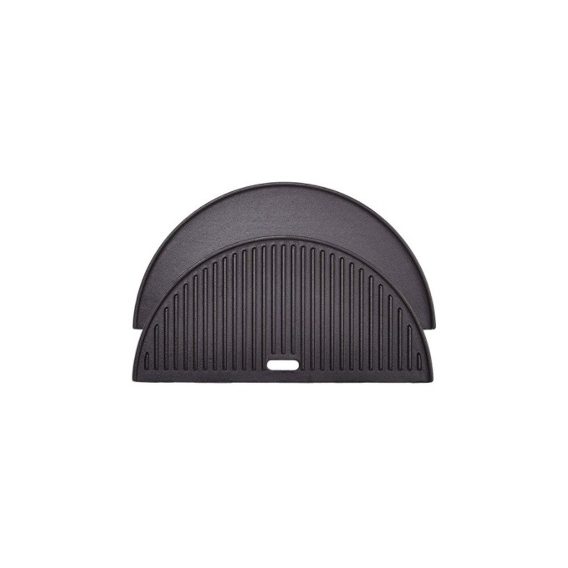 HALF MOON CAST IRON REVERSIBLE COOKING GRIDDLE KAMADO JOE CLASSIC JOE
