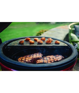 PLAQUE DE CUISSON DEMI-LUNE RÉVERSIBLE EN FONTE KAMADO JOE BIG JOE