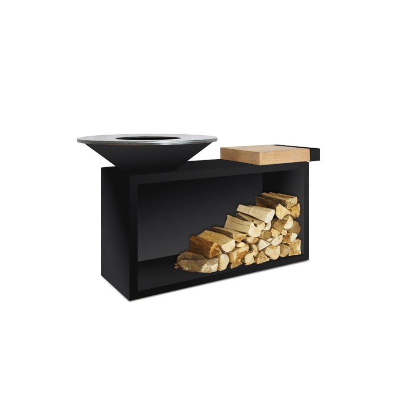 BARBACOA OFYR ISLA DE MADERA BLACK OIB-85-TW