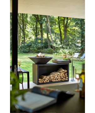 BARBECUE OFYR ISLAND CERAMIC BLACK OIB-85-CD