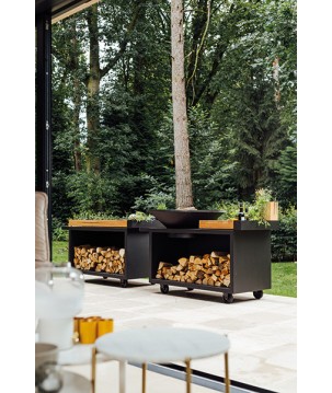 BARBECUE OFYR ISLAND EN BOIS BLACK PRO OIB-100-PRO-TW