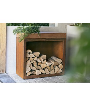 OFYR TEAK WOOD BUTCHER BLOCK STORAGE BBS-90-TW