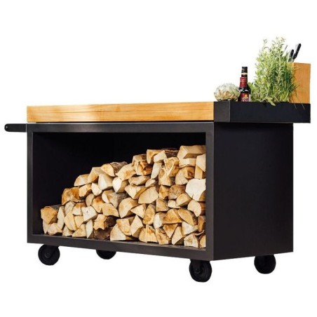 OFYR MISE EN PLACE TABLE PRO EN BOIS BLACK MP-B-135-PRO-TW