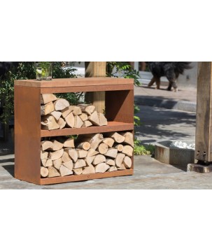 WOOD STORAGE DRESSOIR OFYR AVEC 2 ÉTAGÈRES WS-D