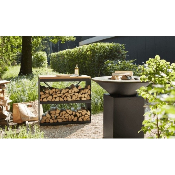 WOOD STORAGE DRESSOIR OFYR AVEC 2 ÉTAGÈRES BLACK WSB-D WOOD STORAGE DRESSOIR OFYR AVEC 2 ÉTAGÈRES BLACK WSB-D