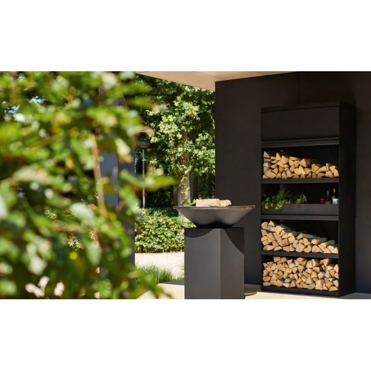 ARMARIO PARA LEÑA OFYR BLACK WSB-100 ARMARIO PARA LEÑA OFYR BLACK WSB-100