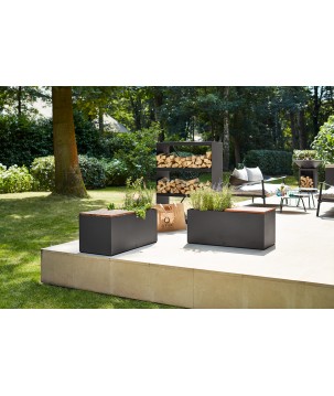 HERB GARDEN BENCH OFYR BLACK HG-BB