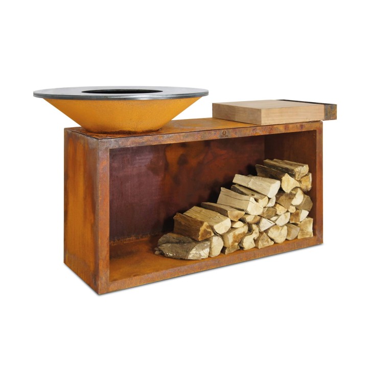 BARBECUE OFYR ISLAND TEAK WOOD OI-85-TW BARBECUE OFYR ISLAND TEAK WOOD OI-85-TW