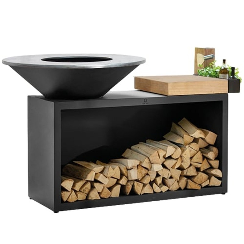 BARBACOA OFYR ISLA DE MADERA BLACK OIB-100-TW