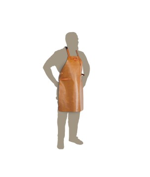 LEATHER APRON BROWN OFYR