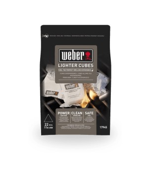 PACK DE 22 PASTILLAS DE ENCENDIDO BLANCAS WEBER