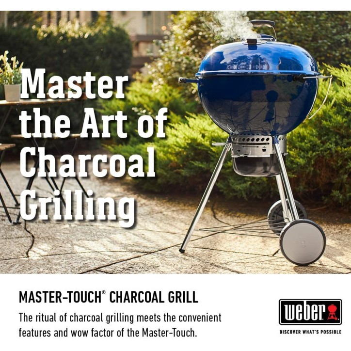 BARBECUE WEBER MASTER-TOUCH C-5750 OCEAN BLUE GBS 57cm BARBECUE WEBER MASTER-TOUCH C-5750 OCEAN BLUE GBS 57cm