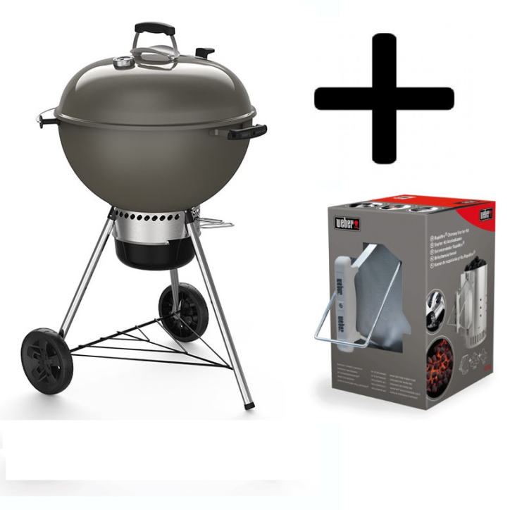BARBECUE WEBER MASTER-TOUCH C-5750 SMOKE GREY GBS 57cm BARBECUE WEBER MASTER-TOUCH C-5750 SMOKE GREY GBS 57cm