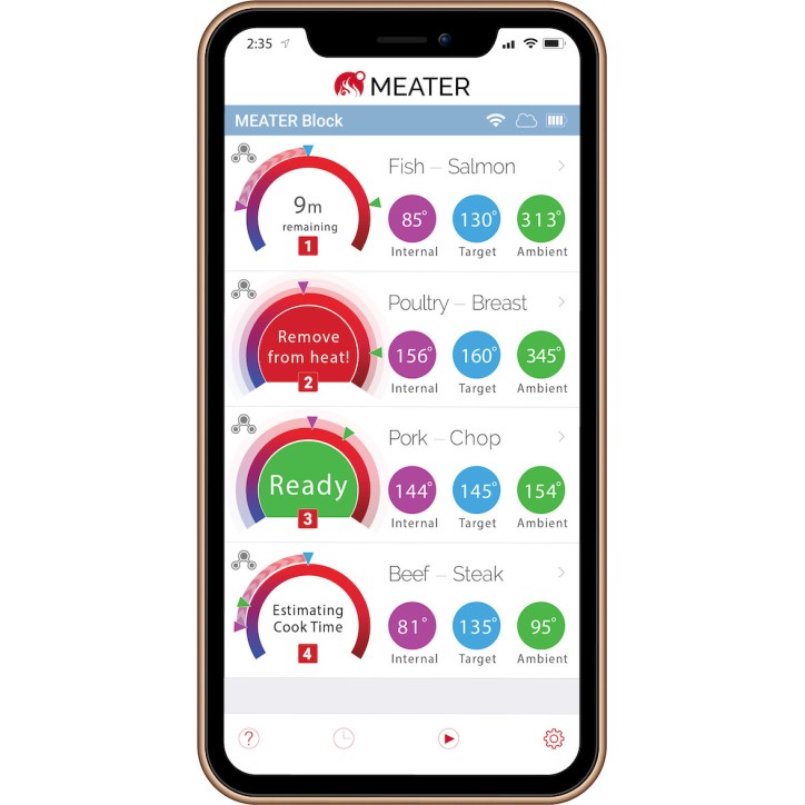 WIRELESS SMART MEAT THERMOMETER MEATER BLOCK WIRELESS SMART MEAT THERMOMETER MEATER BLOCK