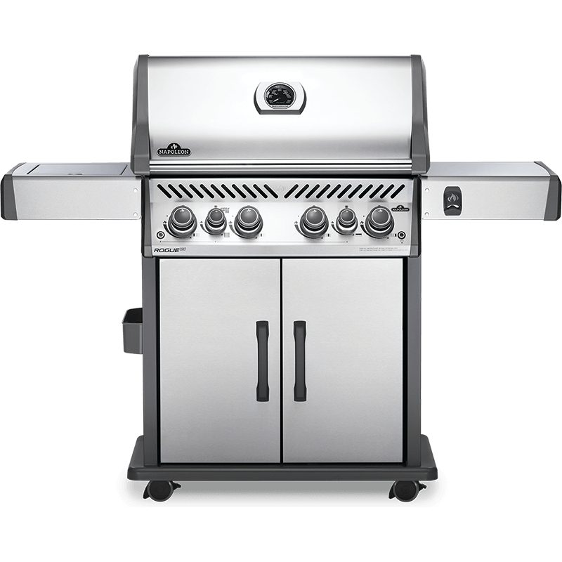 BARBECUE NAPOLEON ROGUE SE 525 WITH INFRARED SIDE AND REAR BURNERS INOX