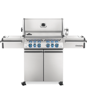 BARBACOA NAPOLEON PRESTIGE PRO 500 CON QUEMADOR LATERAL Y TRASERO INFRARROJOS INOX