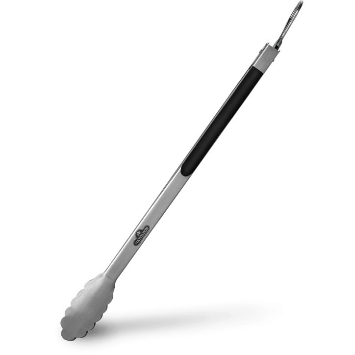 STAINLESS STEEL EASY LOCKING TONGS WITH RUBBER GRIP NAPOLEON