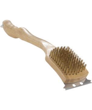 WOODEN BRUSH WITH BRASS BRISTLES NAPOLEON