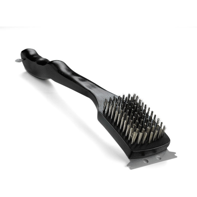 BROSSE EN BOIS NOIR AVEC FILAMENTS EN ACIER INOXYDABLE NAPOLEON