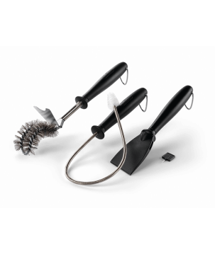 KIT DE 3 UTENSILIOS DE LIMPIEZA PARA BBQ DE GAS NAPOLEON
