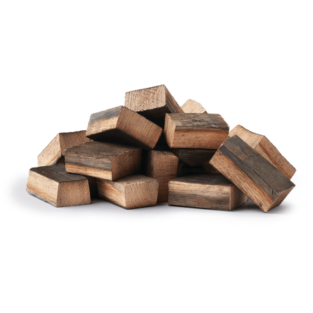 TROZOS DE MADERA DE ROBLE DE BARRIL DE WHISKY PARA AHUMAR NAPOLEON