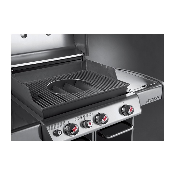GRILLE DE CUISSON GBS INOX POUR WEBER GENESIS SÈRIE 300 EN ACIER INOXYDABLE