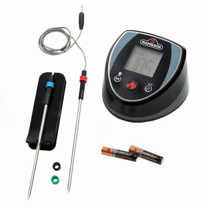 ACCU-PROBE™ BLUETOOTH THERMOMETER WITH 2 TEMPERATURE PROBES NAPOLEON ACCU-PROBE™ BLUETOOTH THERMOMETER WITH 2 TEMPERATURE PROBES NAPOLEON