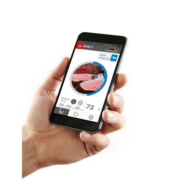 TERMÓMETRO ACCU-PROBE™ BLUETOOTH CON 2 SONDAS INCLUIDAS NAPOLEON TERMÓMETRO ACCU-PROBE™ BLUETOOTH CON 2 SONDAS INCLUIDAS NAPOLEON