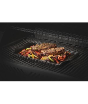 CERAMIC ROASTING PAN AND BEER CAN CHICKEN ROASTER SET NAPOLEON