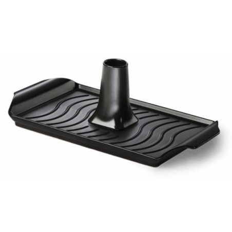 PLANCHA CERÁMICA CON SOPORTE PARA POLLO NAPOLEON