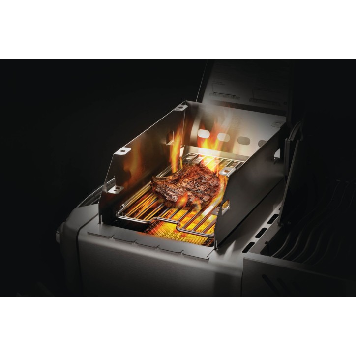 SIZZLE ZONE™ BURNER WINDSHIELD AND SKEWER RACK NAPOLEON - LARGE SIZZLE ZONE™ BURNER WINDSHIELD AND SKEWER RACK NAPOLEON - LARGE