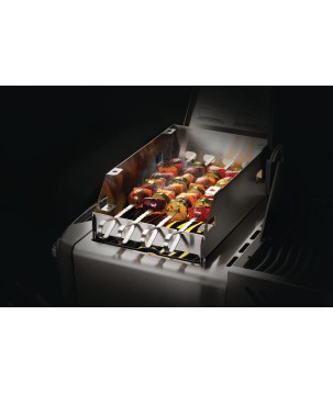 SIZZLE ZONE™ BURNER WINDSHIELD AND SKEWER RACK NAPOLEON - SMALL