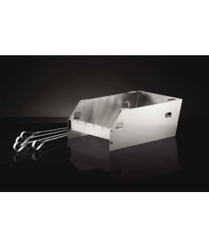 PARE-VENT ET SUPPORT POUR BROCHETTES POUR SIZZLE ZONE™ PETITE NAPOLEON