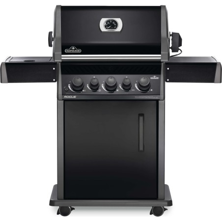 BARBACOA NAPOLEON ROGUE 425 CON QUEMADOR LATERAL, TRASERO INFRARROJO Y ASADOR NEGRA