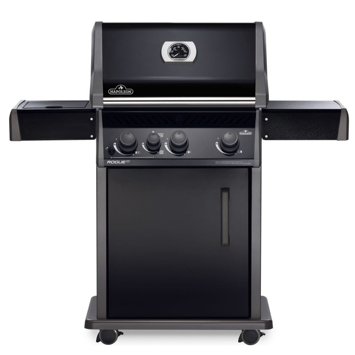 BARBECUE NAPOLEON ROGUE XT 425 WITH INFRARED SIDE BURNER BLACK BARBECUE NAPOLEON ROGUE XT 425 WITH INFRARED SIDE BURNER BLACK