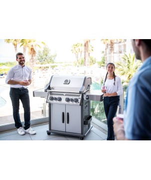 BARBECUE NAPOLEON ROGUE SE 525 WITH INFRARED SIDE AND REAR BURNERS INOX