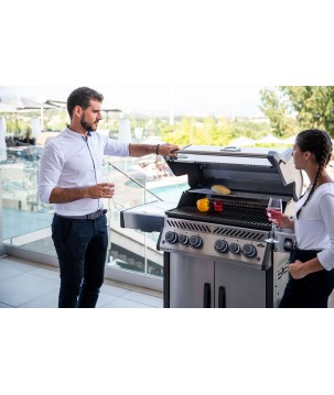 BARBECUE NAPOLEON ROGUE SE 525 À BRÛLEURS LATÉRAL ET ARRIÈRE INFRAROUGES INOX