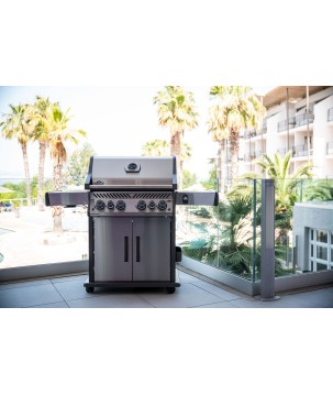 BARBECUE NAPOLEON ROGUE SE 525 WITH INFRARED SIDE AND REAR BURNERS INOX
