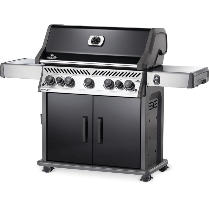 BARBECUE NAPOLEON ROGUE SE 625 WITH INFRARED SIDE AND REAR BURNERS BLACK BARBECUE NAPOLEON ROGUE SE 625 WITH INFRARED SIDE AND REAR BURNERS BLACK