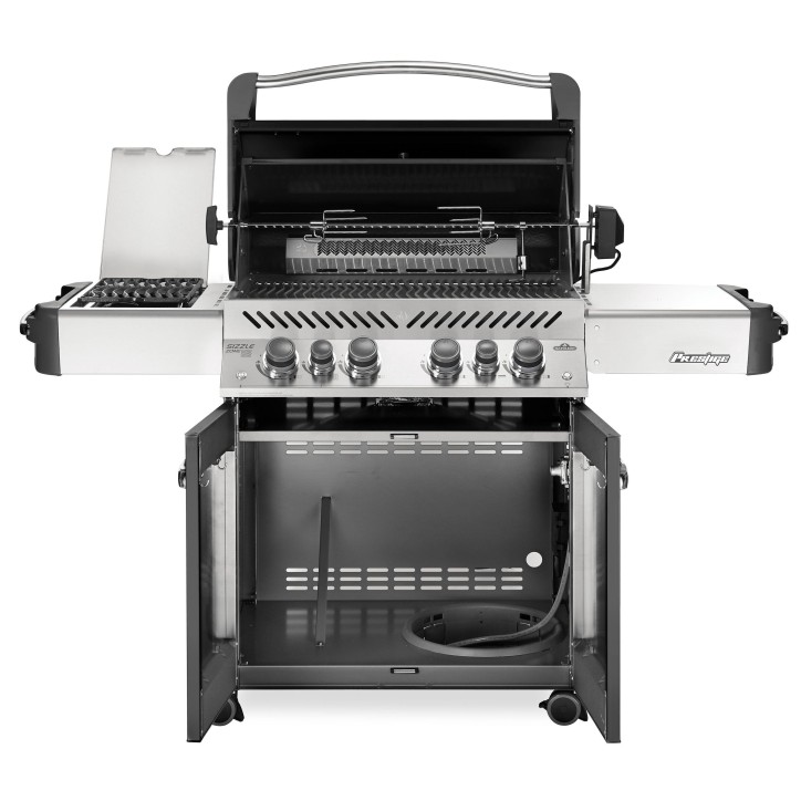 BARBECUE NAPOLEON PRESTIGE 500 WITH INFRARED SIDE AND REAR BURNERS ANTHRACITE GREY BARBECUE NAPOLEON PRESTIGE 500 WITH INFRARED SIDE AND REAR BURNERS ANTHRACITE GREY
