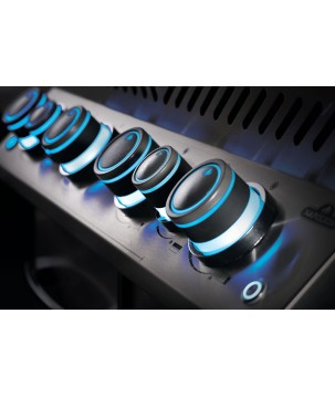 BARBECUE NAPOLEON PRESTIGE 500 À BRÛLEURS LATÉRAL ET ARRIÈRE INFRAROUGES GRIS ANTHRACITE