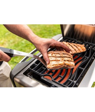 BARBECUE NAPOLEON PRESTIGE 500 À BRÛLEURS LATÉRAL ET ARRIÈRE INFRAROUGES GRIS ANTHRACITE