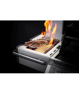 BARBECUE NAPOLEON PRESTIGE PRO 500 WITH INFRARED SIDE AND REAR BURNERS STAINLESS STEEL